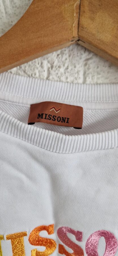 164 - Missoni crop truitje wit print (0425meg4) - Afbeelding 5