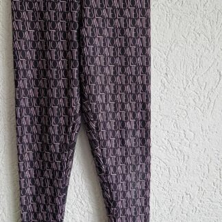 XS - Loavies broek sportief roze aubergine (0425meg4)