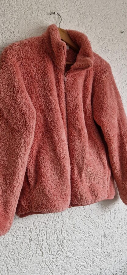 XS oversized - Uniqlo fleece jas/jack roze (0425meg4) - Afbeelding 3