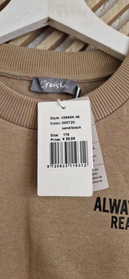 176 - Geisha sweater sand nieuw (0425meg5) - Afbeelding 4