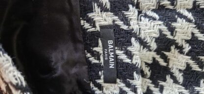 164 - Balmain Paris rok zwart wit (0425meg5) - Afbeelding 7