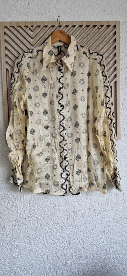 XS - Eksept blouse viscose print (0425meg5)
