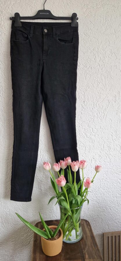 34 36 – Liu Jo jeans zwart als nieuw (0425meg5)