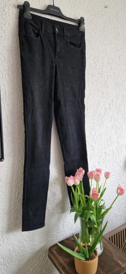 34 36 – Liu Jo jeans zwart als nieuw (0425meg5) - Afbeelding 3