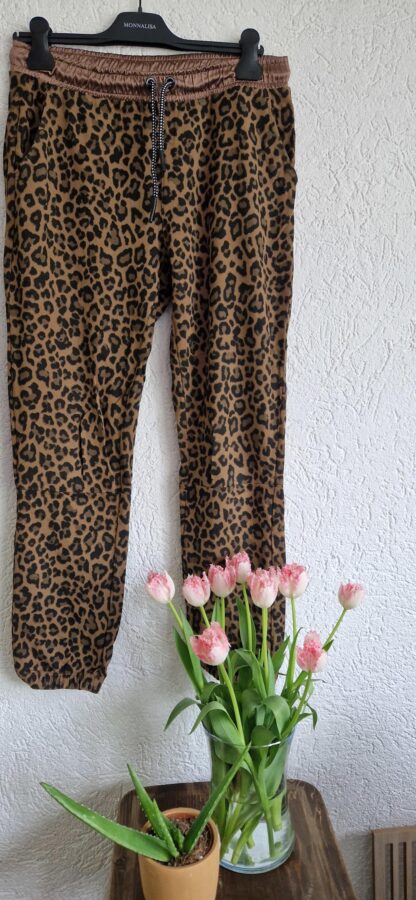 S ruim - 10Days broek dierenprint als nieuw (0425meg5)