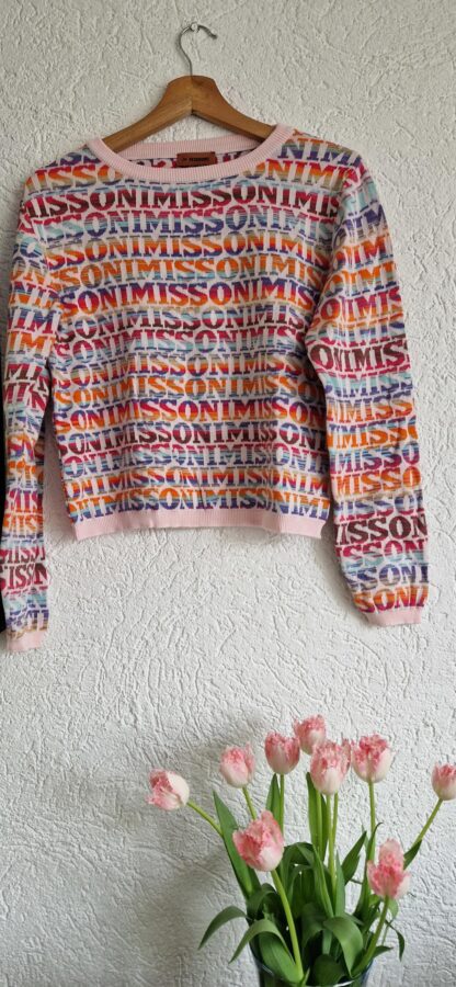 164 - Missoni trui kleurtjes katoen (0425meg5) - Afbeelding 2