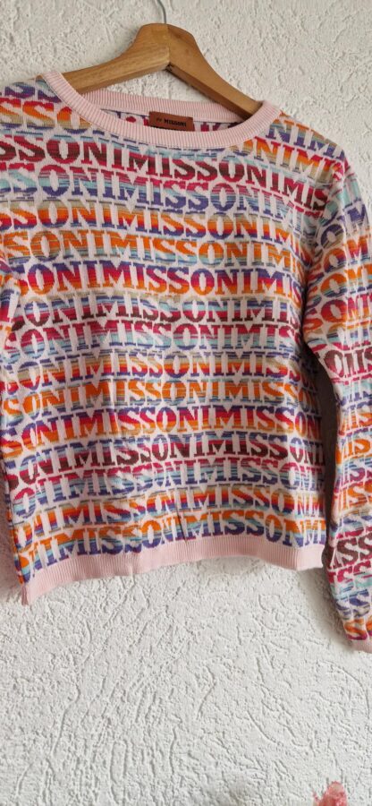 164 - Missoni trui kleurtjes katoen (0425meg5)