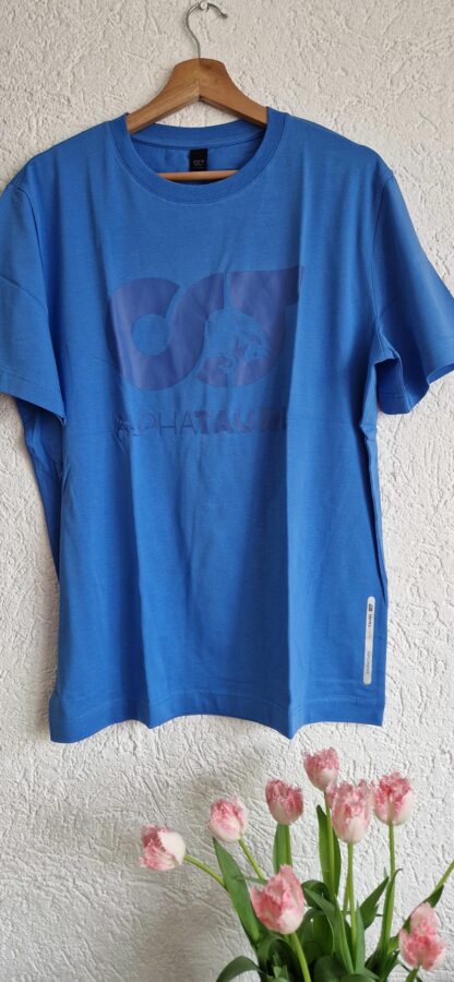 L - Alphatauri shirt blauw print (0425meg5)