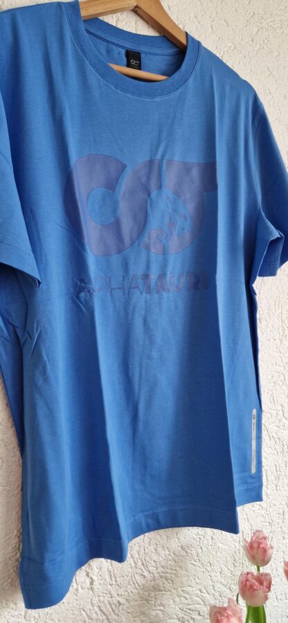L - Alphatauri shirt blauw print (0425meg5) - Afbeelding 3