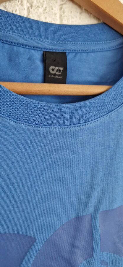 L - Alphatauri shirt blauw print (0425meg5) - Afbeelding 4