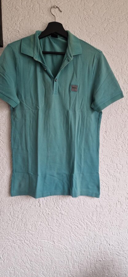 S - Hugo Boss polo groen (0525man1)
