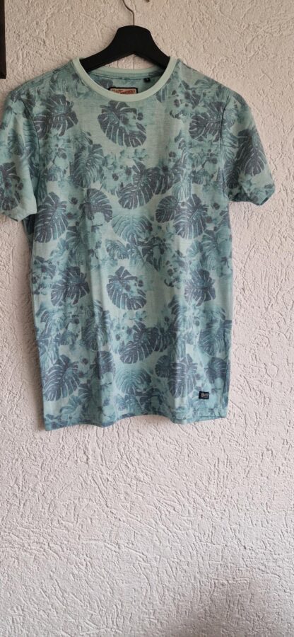S - Petrol shirt mint hawai (0525man1)