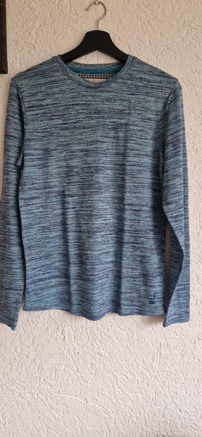 S - No Excess trui blauw melange (0525man1) - Afbeelding 3