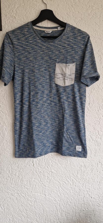 S - Only & Sons shirt blauw zakje (0525man1)