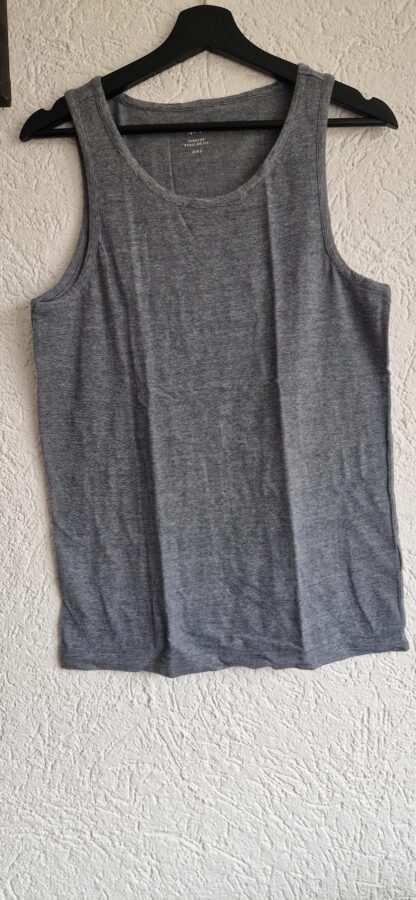 S - H&M hemd blauw streepje (0525man1)