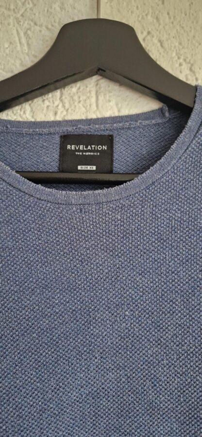 XS - Revelation trui blauw (0525man1) - Afbeelding 3