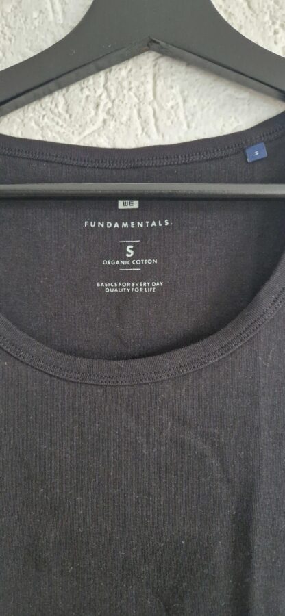 S - WE mouwloos shirt zwart (0525man2) - Afbeelding 3