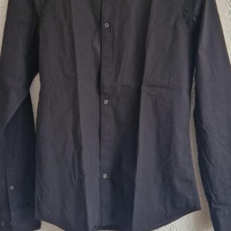 S - WE overhemd zwart (0525man2)