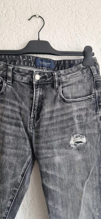 29/34 - Scotch & Soda jeans antraciet zwart (0525man2) - Afbeelding 3