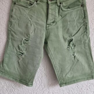 28 - Denik & Co jeans short groen (0525man2)
