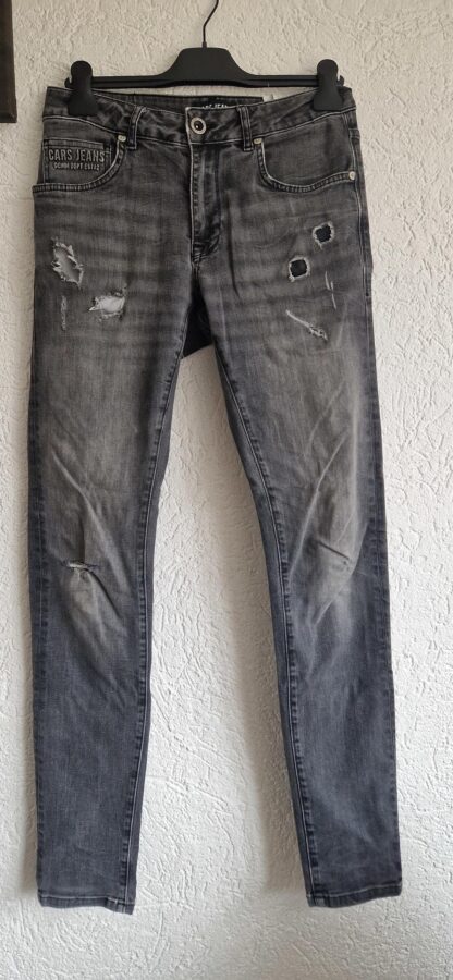 29/34 - Cars jeans antraciet destroyed (0525man2)