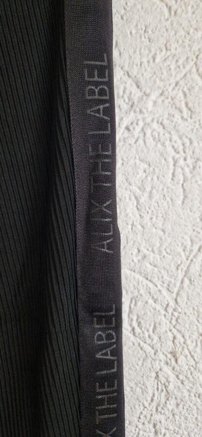 M - Alix the Label broek zwart contrast tekst (0525meg6) - Afbeelding 5