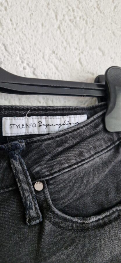 28 - MET jeans zwart superskinny (0525meg6) - Afbeelding 4