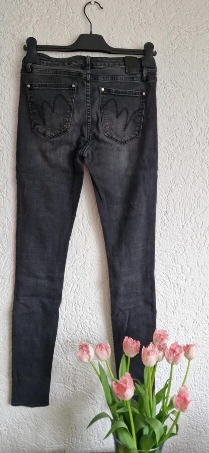 28 - MET jeans zwart superskinny (0525meg6) - Afbeelding 5