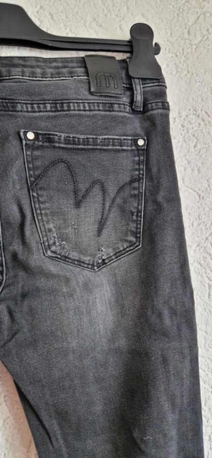 28 - MET jeans zwart superskinny (0525meg6) - Afbeelding 6