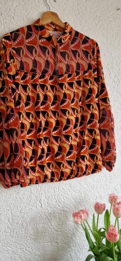 L - Tessa Koops tuniek kleurrijke print (0525meg6) - Afbeelding 3
