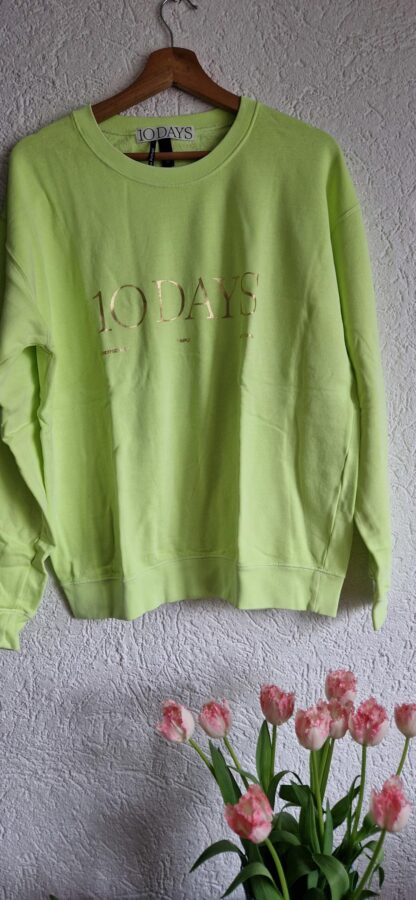 M - 10 Days sweater lime goud (0525meg6)