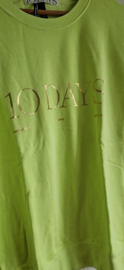 M - 10 Days sweater lime goud (0525meg6) - Afbeelding 4