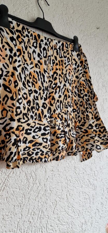 M - Aaiko rok zalm zwart wit print (0525meg6)