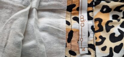 M - Aaiko rok zalm zwart wit print (0525meg6) - Afbeelding 4
