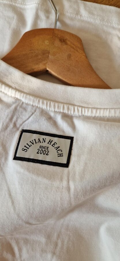 S - Silvian Heach shirt wit sierzakje (0525meg5) - Afbeelding 5