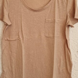 M - Vero Moda shirt beige zakje (0525meg6)