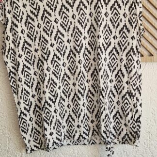 M - Cecil shirt zwart wit (0525kh)