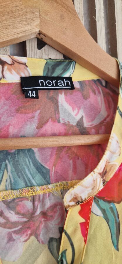 44 - Norah lange blouse geel bloemen (0525kh) - Afbeelding 4