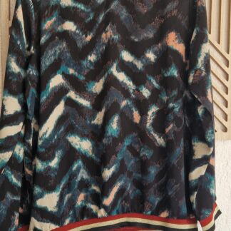 M - So Soire tuniek print glitterkraag (0525kh)