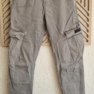 158 164 - Zara jeans grijs elastiek (0525kh)