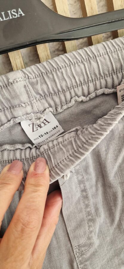 158 164 - Zara jeans grijs elastiek (0525kh) - Afbeelding 4