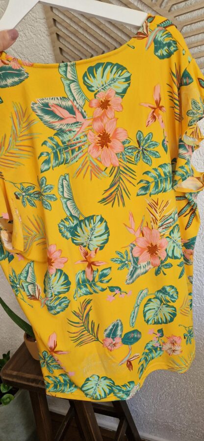 44 - Norah blouseshirt bloem geel (0525kh) - Afbeelding 6