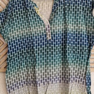 M - Dreamstar blousje groene print (0525kh)