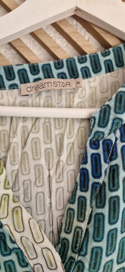 M - Dreamstar blousje groene print (0525kh) - Afbeelding 4