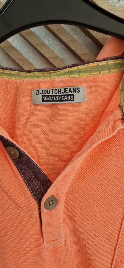 164 - DJ Dutch jeans polo oranje (0525kh) - Afbeelding 4
