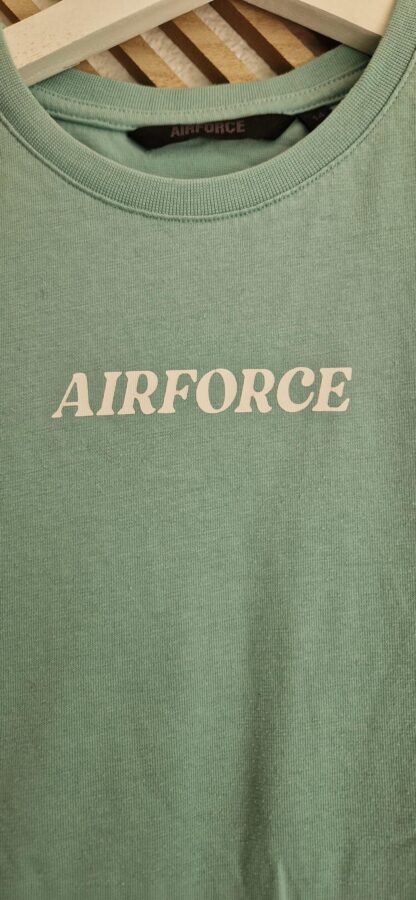 164 - Airforce shirt aqua (0525kh) - Afbeelding 3