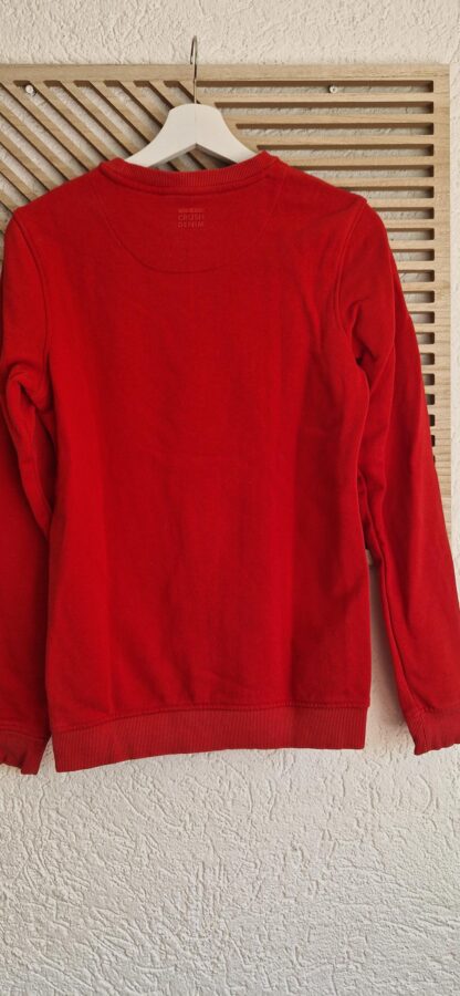 164 - Iconic Crush denim sweater rood (0525kh) - Afbeelding 5