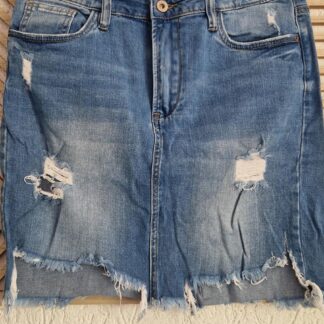 L - Queen Hearts jeansrok (0525meg7)