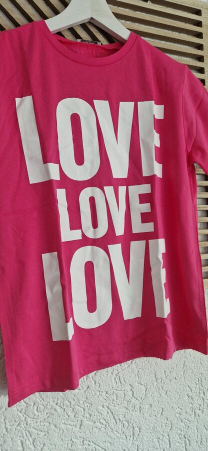 128 - Liu Jo fuchsia shirt met print (0525meg7) - Afbeelding 3