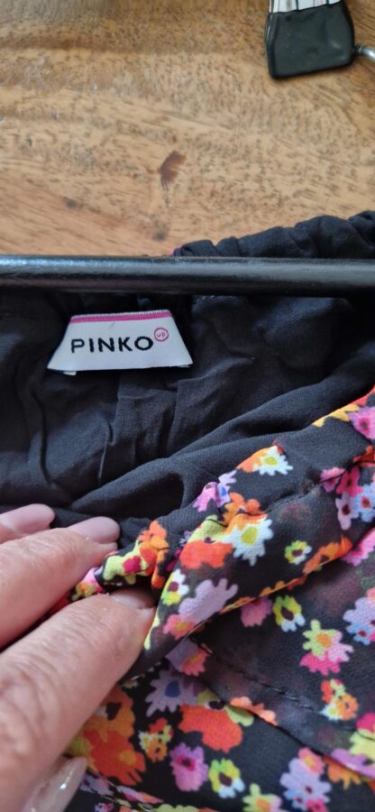 158 - Pinko schouder top bloementjes (0525meg7) - Afbeelding 6